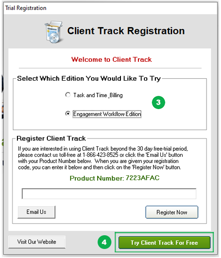 Client Track Startup - Select Edition