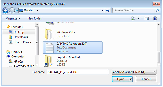 Export CANTAX T1 Screenshot (Step 6)