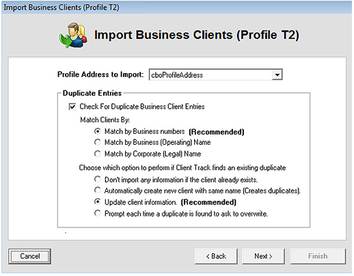 Export CANTAX T2 Screenshot (Step 3)