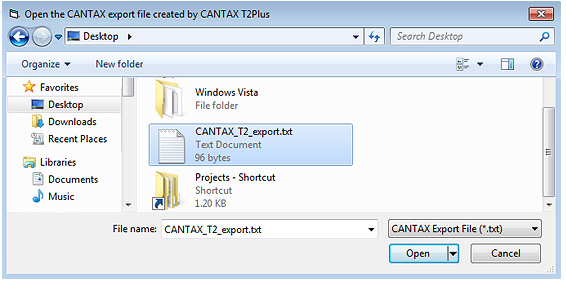 Export CANTAX T2 Screenshot (Step 6)