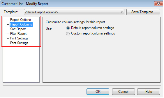 Export Sage 50 Screenshot - Method #2 (Step 2)